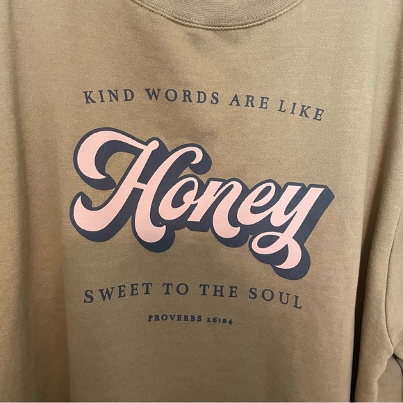 Honey Graphic Sweatshirt - Brown - Picture 2 of 4
